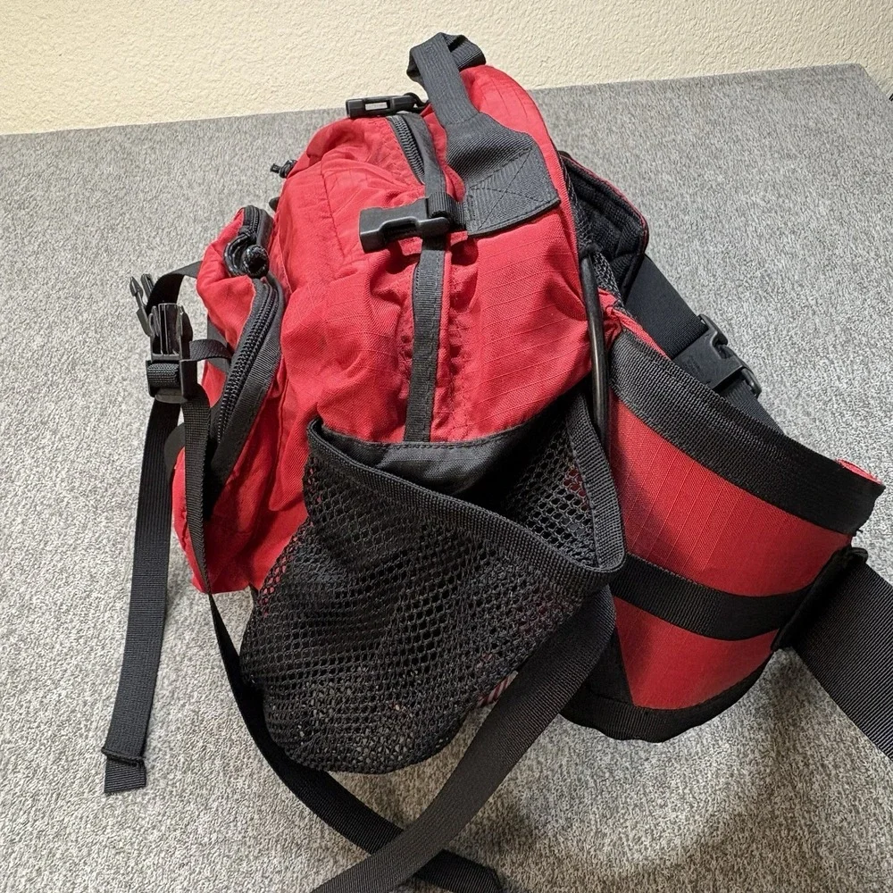 Vintage Kelty Summit 700 Hiking Hip‎ Pack Camping Trail Waist Bag Fanny Red